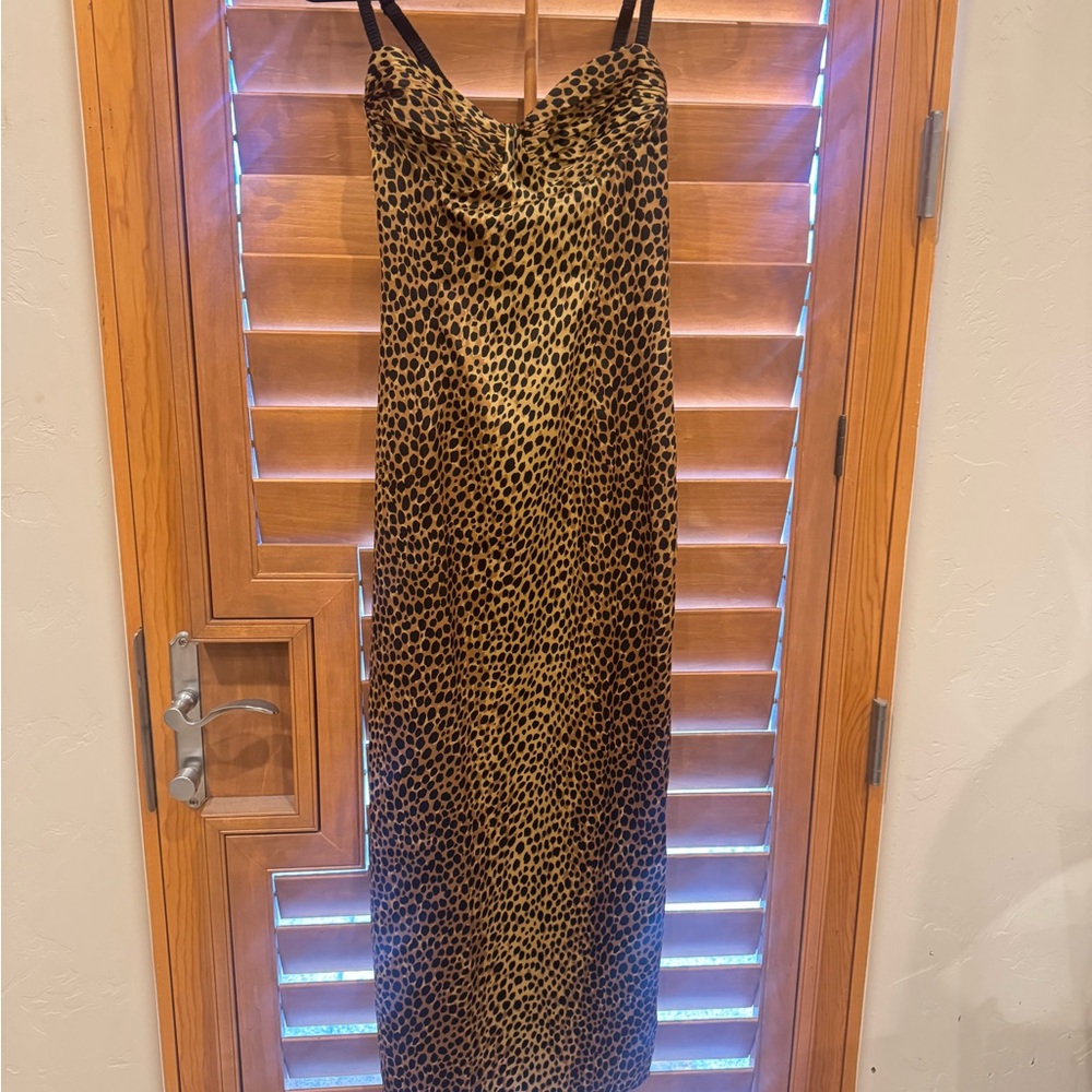 Reformation Animal Print Dress